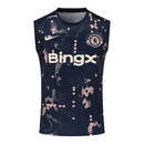 Camisa Regata Chelsea Pré-jogo 24/25 - Torcedor Nike Masculina - Azul com detalhes em salmão