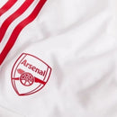 Short Arsenal I 25/26 - Masculino Adidas - Branco com detalhes em vermelho