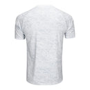 Camisa Santos Pré-jogo 25/26 - Torcedor Umbro Masculina - Branca com detalhes em cinza