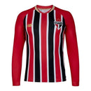 Camisa São Paulo II 25/26 manga longa - Torcedor New Balance Masculina - Vermelha e preta