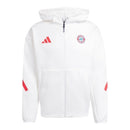 Jaqueta Corta-Vento Bayern de Munique Hino 25/26 - Masculina Adidas - Branca