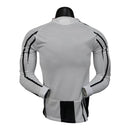 Camisa Juventus I 25/26 manga longa - Jogador Adidas Masculina - Preta e branca com detalhes em rosa