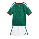 Kit Infantil Seleção México I 26/27 - Adidas - Verde e branco