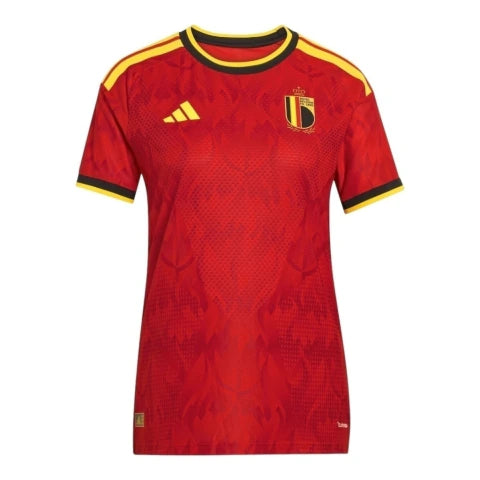 Camisa Seleção Bélgica I 26/27 - Torcedor Adidas Feminina - Vermelha