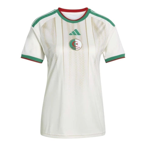 Camisa Seleção Argélia I 26/27 - Torcedor Adidas Feminina - Branca e verde