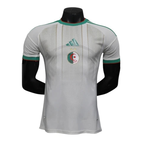 Camisa Seleção Argélia I 26/27 - Jogador Adidas Masculina - Branca e verde
