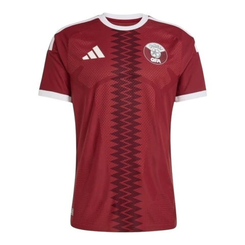 Camisa Seleção Catar I 26/27 - Torcedor Adidas Masculina - Vermelha