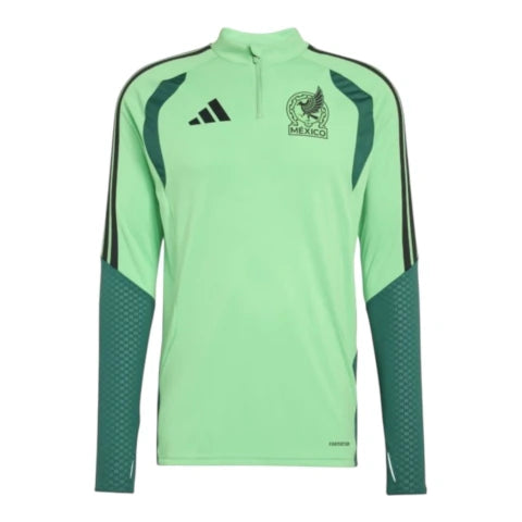 Camisa Seleção México Treino 26/27 manga longa - Torcedor Adidas Masculina - Verde