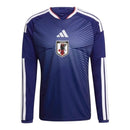 Camisa Seleção Japão I 26/27 manga longa - Torcedor Adidas Masculina - Azul