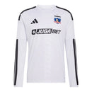Camisa Colo Colo I 26/27 manga longa - Torcedor Adidas Masculina - Branca Com Patrocínio