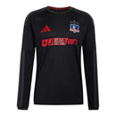 Camisa Colo Colo II 26/27 manga longa - Torcedor Adidas Masculina - Preta Com Patrocínio