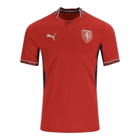 Camisa Seleção Republica Tcheca I 26/27 - Torcedor Adidas Masculina - Vermelha