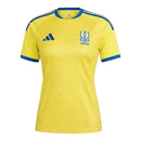 Camisa Seleção Ucrânia I 26/27 - Torcedor Adidas Feminina - Amarela