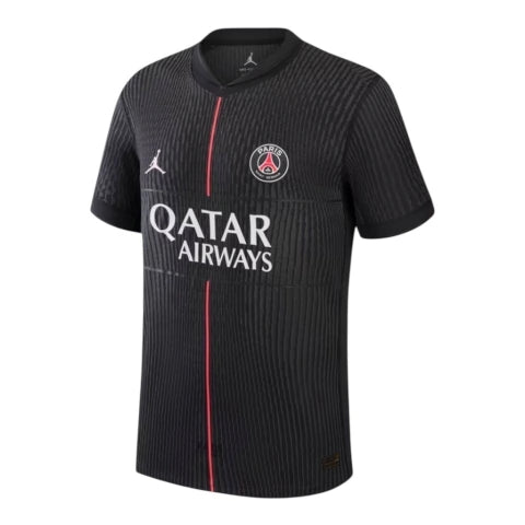 Camisa Paris Saint-Germain IV 25/26 - Torcedor Jordan Masculina - Preta