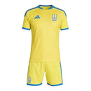Kit Infantil Seleção Ucrânia I 26/27 - Adidas - Amarelo e azul