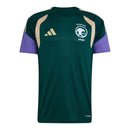 Camisa Arábia Saudita Treino 26/27 - Torcedor Adidas Masculina - Verde com detalhes em roxo