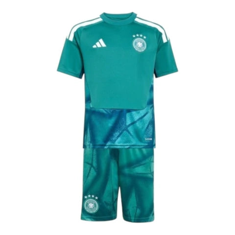 Kit Infantil Seleção Alemanha Goleiro I 26/27 - Adidas - Verde