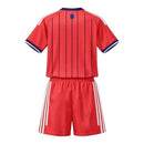 Kit Infantil Seleção Escócia II 26/27 - Adidas - Rosa com detalhes em azul