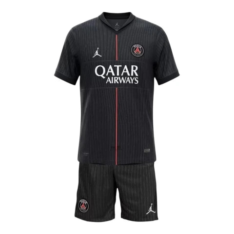 Kit Infantil Paris Saint-Germain IV 25/26 - Jordan - Preto