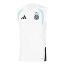 Camisa regata Seleção Argentina Treino 26/27 - Torcedor Adidas Masculina - Branca e azul
