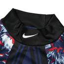 Camisa Seleção Inglaterra Goleiro 26/27 manga longa - Torcedor Nike Masculina - Azul com detalhes em vermelho e branco