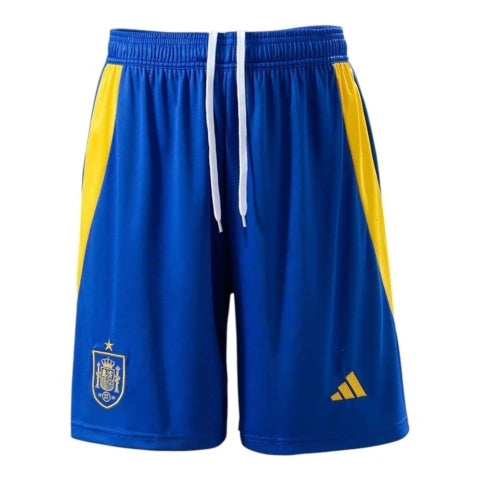Short Seleção Espanha 26/27 - Adidas - Azul com detalhes em amarelo