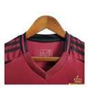 Camisa Bélgica I 24/25 - Torcedor Adidas Feminina - Vermelha com detalhes em preto e dourado