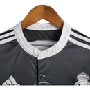 Camisa Retrô Real Madrid 2014 manga longa - Masculina Adidas - Preta com detalhes em branco