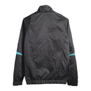 Jaqueta Corta-Vento Manchester United 23/24 - Masculina Adidas - Preta com detalhes em vermelho e azul