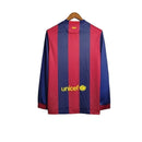 Camisa Retrô Barcelona I 2014/2015 manga longa - Nike Masculina - Azul e vermelha