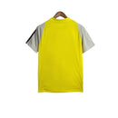 Camisa Flamengo Treino 24/25 polo - Torcedor Adidas Masculina - Amarela com detalhes em preto e cinza