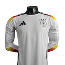 Camisa Seleção da Alemanha I 24/25 manga longa - Jogador Adidas Masculina - Branca