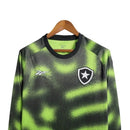 Camisa Botafogo 23/24 manga longa - Torcedor Reebok Masculina - Verde com detalhes em preto