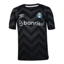 Camisa Grêmio Goleiro 24/25 - Torcedor Umbro Masculina - Preta com detalhes em cinza
