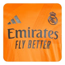 Camisa Real Madrid II 24/25 manga longa - Torcedor Adidas Masculina - Laranja