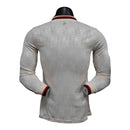 Camisa Bayern de Munique III 24/25 manga longa - Jogador Adidas Masculina - Bege com detalhes em vinho