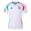 Camisa Seleção da Itália II 24/25 - Torcedor Adidas Masculina - Branca Com Patch Eurocopa