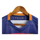 Camisa Retrô Barcelona I 2015/16 - Masculina Nike - Azul com listras em vermelho e detalhes em amarelo
