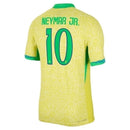 Camisa Seleção Brasileira I 24/25 - Torcedor Nike Masculina - Amarela com detalhes em verde