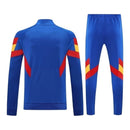 Conjunto Seleção Espanha Treino 25/26 - Masculino Adidas - Azul com detalhes em vermelho e amarelo
