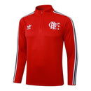 Jaqueta Corta-Vento Flamengo Treino 25/26 - Masculina Adidas - Vermelha
