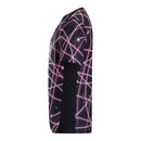 Camisa Paris Saint-Germain Pré-jogo 25/26 - Torcedor Jordan Masculina - Preta com detalhes em rosa