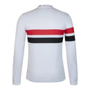 Camisa São Paulo I 25/26 manga longa - Torcedor New Balance Masculina - Branca com detalhes em vermelho e preto