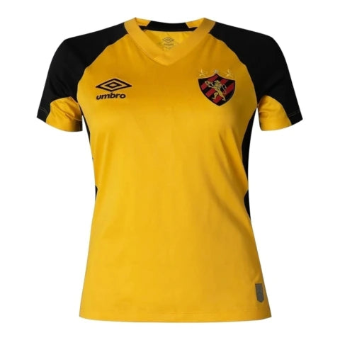 Camisa Sport Recife II 25/26 - Torcedor Umbro Feminina - Amarela e preta