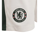 Short Chelsea II 25/26 - Masculino Nike - Branco com detalhes em verde e vermelho
