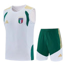Kit Treino adulto - Camisa e Shorts - Seleção Itália Adidas 26/27 - Verde e branco