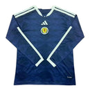 Camisa Seleção Escócia I 26/27 manga longa - Torcedor Adidas Masculina - Azul