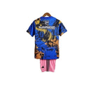 Kit Infantil Inter Miami CF 23/24 - Adidas - Azul com detalhes em amarelo e laranja