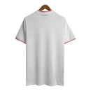 Camisa Retrô Real Madrid I 13/14 - Masculina Adidas - Branca com detalhes em laranja e cinza