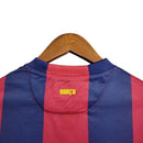 Camisa Retrô Barcelona I 2014/2015 manga longa - Nike Masculina - Azul e vermelha